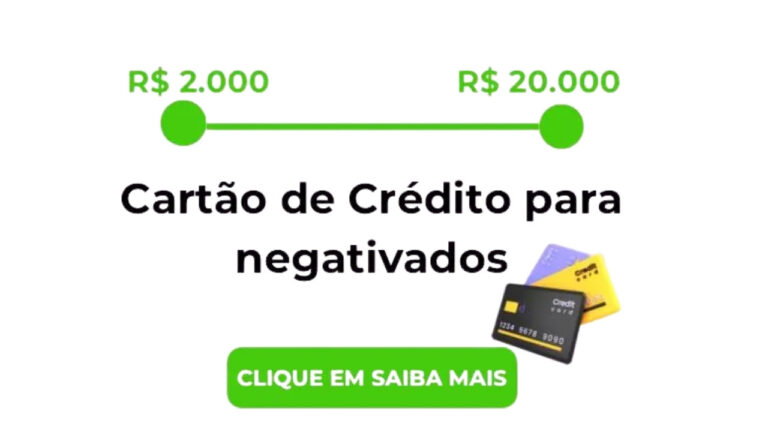 Cartão de Crédito para Negativados?