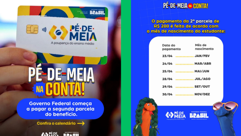 Saiu a 2ª parcela do Pé-de-Meia: veja quem recebe e quando!